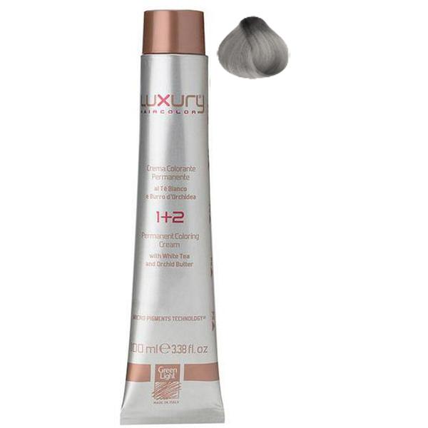 Vopsea Crema Permanenta Luxury Green Light, nuanta Very Light Metallic Blond 9.111, 100 ml Vopsea Crema Permanenta Luxury Green Light, nuanta Very Light Metallic Blond 9.111, 100 ml