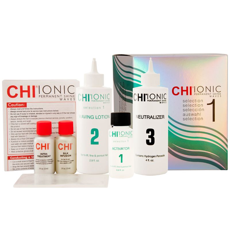 Kit pentru Par Vopsit Fin sau Poros - CHI Ionic Permanent Shine Waves Selection 1 Kit Kit pentru Par Vopsit Fin sau Poros - CHI Ionic Permanent Shine Waves Selection 1 Kit