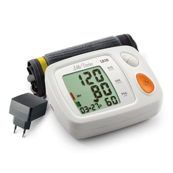 Tensiometru electronic de brat Little Doctor LD 30, Validat clinic BHS, adaptor inclus, Afisaj LCD, Memorare 60 de valori, Algoritm Fuzzy, Detectare Aritmie Tensiometru electronic de brat Little Doctor LD 30, Validat clinic BHS, adaptor inclus, Afisaj LCD, Memorare 60 de valori, Algoritm Fuzzy, Detectare Aritmie