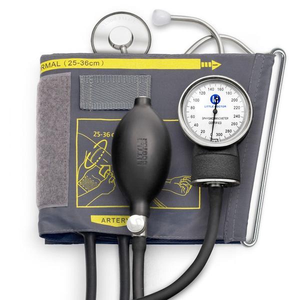 Tensiometru mecanic Little Doctor LD 71 profesional, stetoscop inclus, manometru din metal, husa de transport Tensiometru mecanic Little Doctor LD 71 profesional, stetoscop inclus, manometru din metal, husa de transport