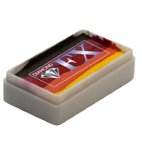 Vopsea pentru față sau corp, Diamond FX Splitcake Halloween, 28 g Vopsea pentru față sau corp, Diamond FX Splitcake Halloween, 28 g