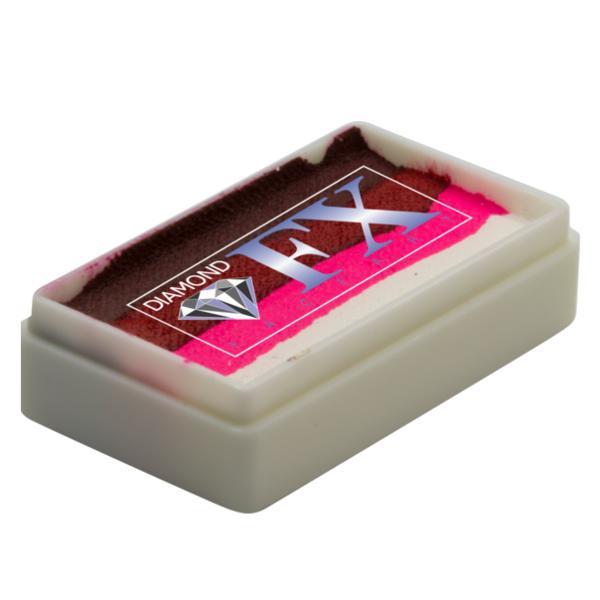Vopsea pentru față sau corp, Diamond FX Splitcake Trandafir Sângeriu, 28 g Vopsea pentru față sau corp, Diamond FX Splitcake Trandafir Sângeriu, 28 g