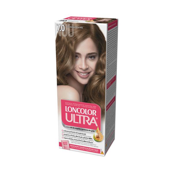 Vopsea Permanenta pentru Par Loncolor Ultra, nuanta 7.0 castaniu deschis Vopsea Permanenta pentru Par Loncolor Ultra, nuanta 7.0 castaniu deschis