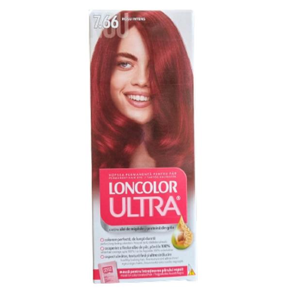 Vopsea Permanenta pentru Par Loncolor Ultra, nuanta 7.66 rosu intens Vopsea Permanenta pentru Par Loncolor Ultra, nuanta 7.66 rosu intens