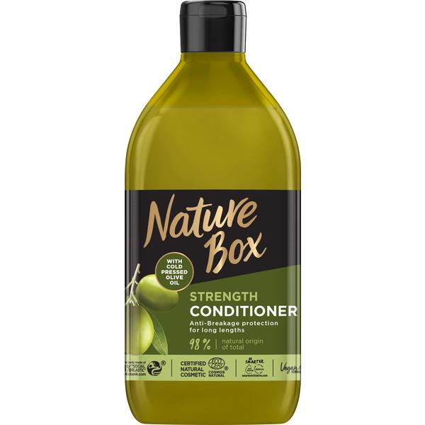 Balsam Fortifiant pentru Par cu Ulei de Masline Presat la Rece - Nature Box Strenght Conditioner with Cold Pressed Olive Oil, 385 ml Balsam Fortifiant pentru Par cu Ulei de Masline Presat la Rece - Nature Box Strenght Conditioner with Cold Pressed Olive Oil, 385 ml