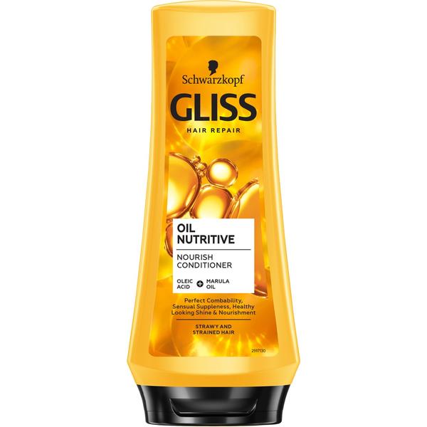 Balsam Nutritiv pentru Par Stresat si Agasat - Schwarzkopf Gliss Hair Repair Oil Nutritive Nourish Conditioner for Strawy and Strained Hair, 200 ml Balsam Nutritiv pentru Par Stresat si Agasat - Schwarzkopf Gliss Hair Repair Oil Nutritive Nourish Conditioner for Strawy and Strained Hair, 200 ml