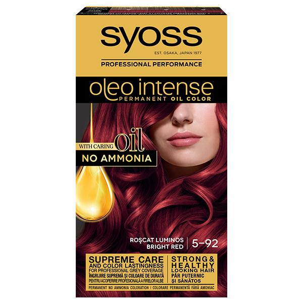 Vopsea de Par Demi-permanenta - Syoss Professional Performance Oleo Intense Permanent Oil Color, nuanta 5-92 Roscat Luminos Vopsea de Par Demi-permanenta - Syoss Professional Performance Oleo Intense Permanent Oil Color, nuanta 5-92 Roscat Luminos