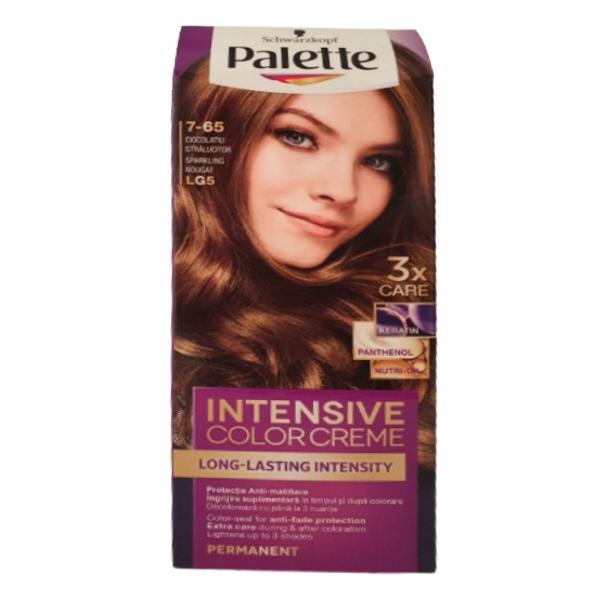 Vopsea de Par Permanenta - Schwarzkopf Palette Intensive Color Creme Long-Lasting Intensity Permanent, nuanta 7-65 (LG5) Ciocolatiu Stralucitor Vopsea de Par Permanenta - Schwarzkopf Palette Intensive Color Creme Long-Lasting Intensity Permanent, nuanta 7-65 (LG5) Ciocolatiu Stralucitor