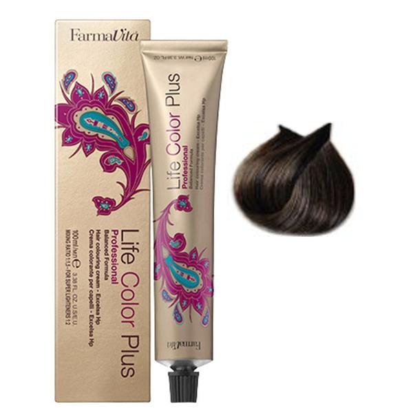 Vopsea Permanenta - FarmaVita Life Color Plus Professional, nuanta 5.0 Light Brown, 100 ml Vopsea Permanenta - FarmaVita Life Color Plus Professional, nuanta 5.0 Light Brown, 100 ml