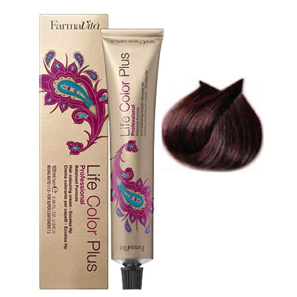 Vopsea Permanenta - FarmaVita Life Color Plus Professional, nuanta 5.62 Light Red Violet Brown, 100 ml Vopsea Permanenta - FarmaVita Life Color Plus Professional, nuanta 5.62 Light Red Violet Brown, 100 ml