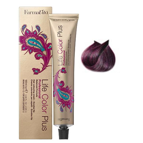 Vopsea Permanenta - FarmaVita Life Color Plus Professional, nuanta 6.26 Dark Irisee Red Blonde, 100 ml Vopsea Permanenta - FarmaVita Life Color Plus Professional, nuanta 6.26 Dark Irisee Red Blonde, 100 ml