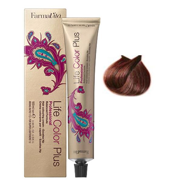 Vopsea Permanenta - FarmaVita Life Color Plus Professional, nuanta 6.45 Dark Copper Mahogany Blonde, 100 ml Vopsea Permanenta - FarmaVita Life Color Plus Professional, nuanta 6.45 Dark Copper Mahogany Blonde, 100 ml