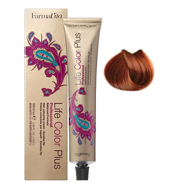 Vopsea Permanenta - FarmaVita Life Color Plus Professional, nuanta 7.4 Copper Blonde, 100 ml Vopsea Permanenta - FarmaVita Life Color Plus Professional, nuanta 7.4 Copper Blonde, 100 ml