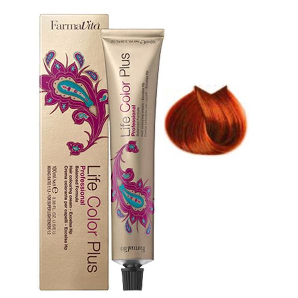 Vopsea Permanenta - FarmaVita Life Color Plus Professional, nuanta 7.44 Intense Copper Blonde, 100 ml Vopsea Permanenta - FarmaVita Life Color Plus Professional, nuanta 7.44 Intense Copper Blonde, 100 ml