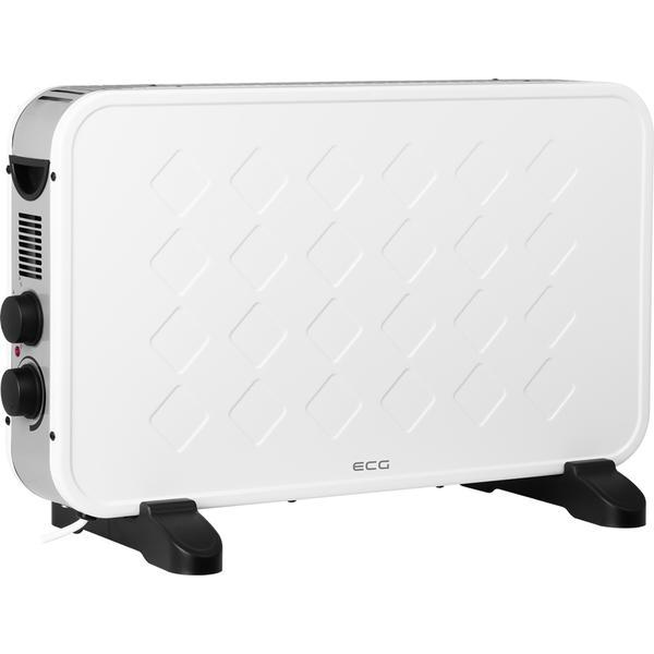 Convector electric de podea ECG TK 2070 Alb, 2000W, 2 trepte de putere Convector electric de podea ECG TK 2070 Alb, 2000W, 2 trepte de putere