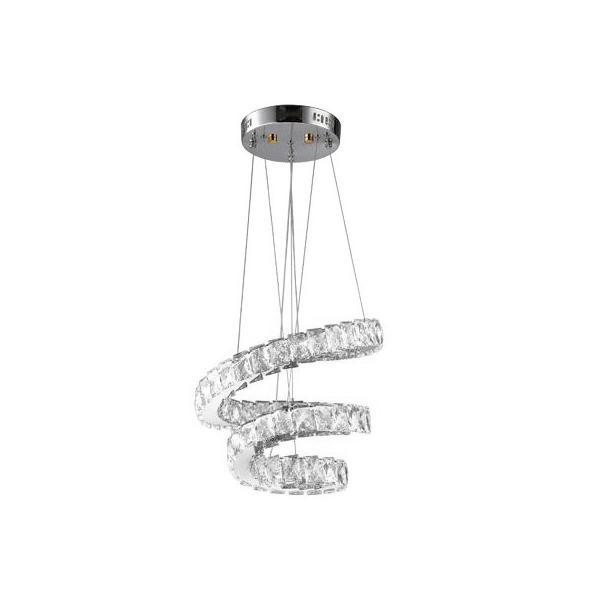 Candelabru Modern Loft, Dormitor, Sufragerie Iluminat K9 Crystals, 81W LED-uri, Spirala TotulPerfect Candelabru Modern Loft, Dormitor, Sufragerie Iluminat K9 Crystals, 81W LED-uri, Spirala TotulPerfect