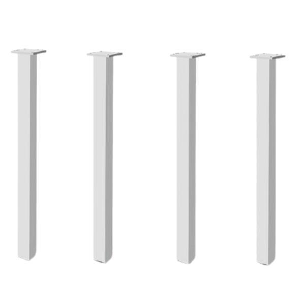 Set 4 picioare pentru masa din aluminu, cu profil patrat 60x60 mm, H:820 - Maxdeco Set 4 picioare pentru masa din aluminu, cu profil patrat 60x60 mm, H:820 - Maxdeco