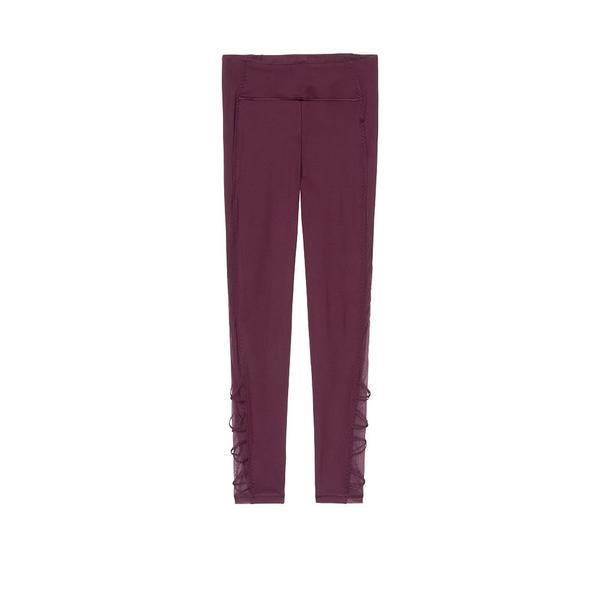 Colanti, Victoria's Secret, Incredible Essential Lace up Legging, Mov, Marime XS Intl Colanti, Victoria's Secret, Incredible Essential Lace up Legging, Mov, Marime XS Intl