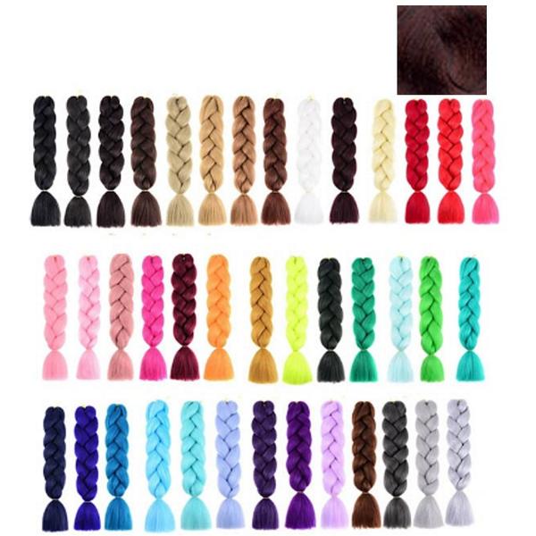 Extensii Colorate pentru Impletituri Ciocolata Lucy Style 2000, 1 buc Extensii Colorate pentru Impletituri Ciocolata Lucy Style 2000, 1 buc
