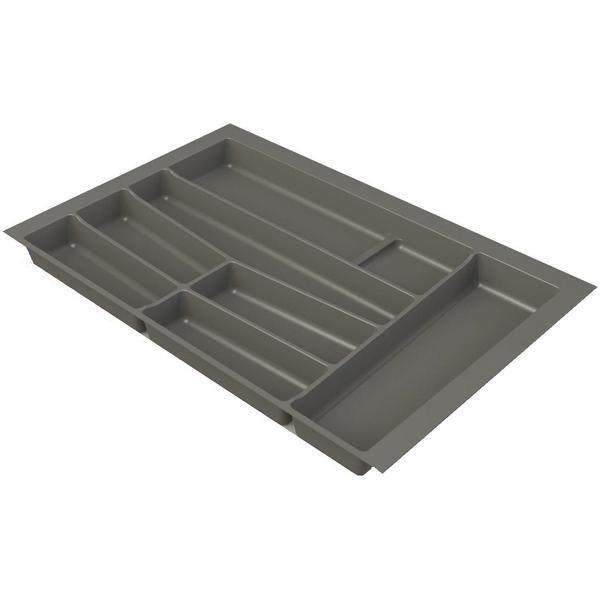 Suport organizare tacamuri, gri grafit, pentru latime exterioara corp 800 mm, montabil in sertar de bucatarie Suport organizare tacamuri, gri grafit, pentru latime exterioara corp 800 mm, montabil in sertar de bucatarie