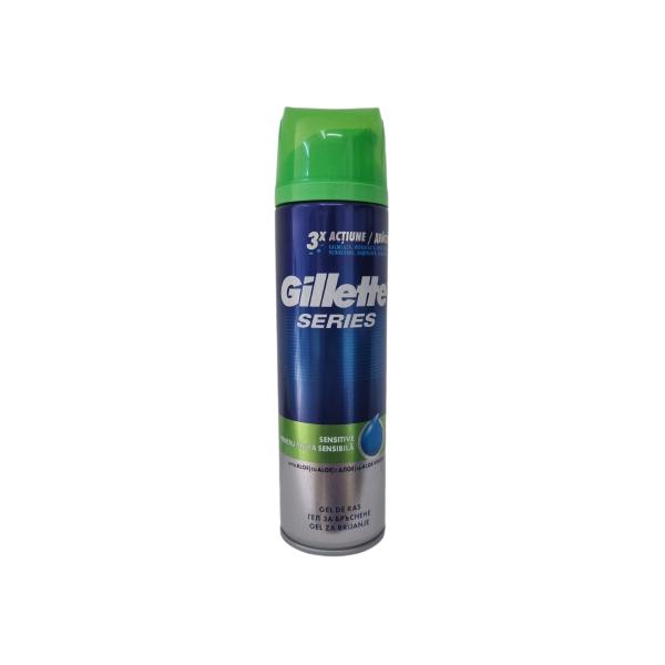 Gel de Ras pentru Pielea Sensibila - Gillette Series Sensitive, 200 ml Gel de Ras pentru Pielea Sensibila - Gillette Series Sensitive, 200 ml