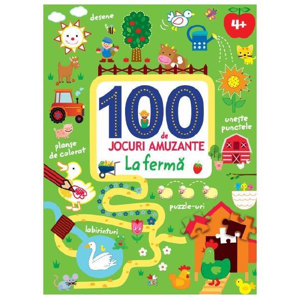 100 de jocuri amuzante - La ferma, editura Litera