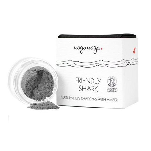 Fard de ochi natural, vegan cu chihlimbar, Friendly Shark, Uoga Uoga, 1g Fard de ochi natural, vegan cu chihlimbar, Friendly Shark, Uoga Uoga, 1g