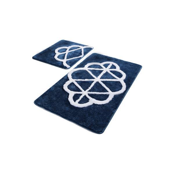 Set 2 covoare baie Sophia, 60x100 cm, 50x60 cm, Antiderapant, Gri inchis Set 2 covoare baie Sophia, 60x100 cm, 50x60 cm, Antiderapant, Gri inchis