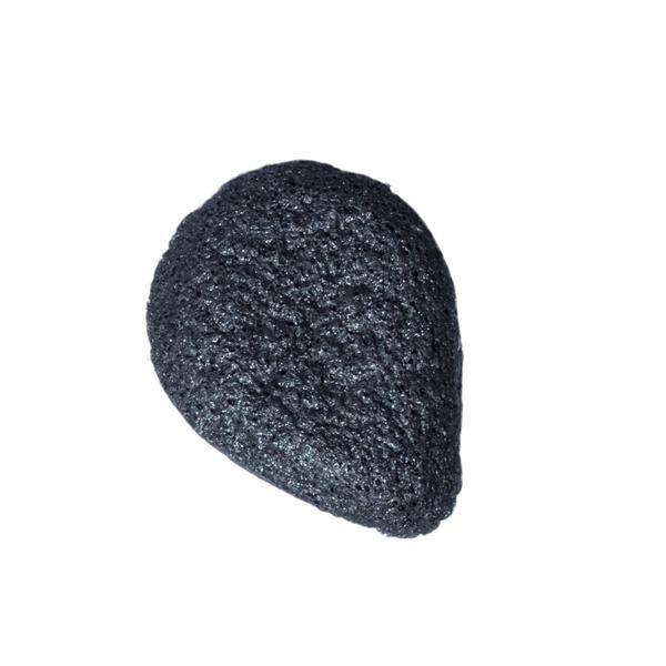 Burete Konjac cu carbune de bambus activat, Black Charcoal pentru ten mixt/gras, demachiere si exfoliere Burete Konjac cu carbune de bambus activat, Black Charcoal pentru ten mixt/gras, demachiere si exfoliere