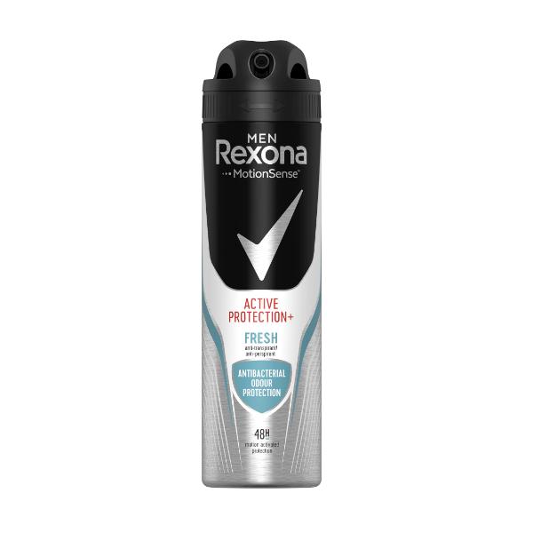 Deodorant Antiperspirant Spray pentru Barbati - Rexona Men MotionSense Active Protection + Fresh 48h, 150ml Deodorant Antiperspirant Spray pentru Barbati - Rexona Men MotionSense Active Protection + Fresh 48h, 150ml