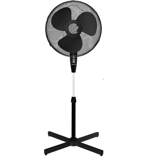 Ventilator cu picior ECG FS 40A negru, 50W, 40cm, 3 viteze, silentios Ventilator cu picior ECG FS 40A negru, 50W, 40cm, 3 viteze, silentios