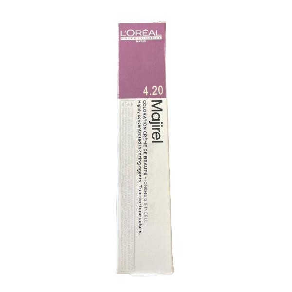 Vopsea Permanenta - L'Oreal Professionnel Majirel Ionene G Incell, nuanta 4.20 Castano Irisado Intenso Vopsea Permanenta - L'Oreal Professionnel Majirel Ionene G Incell, nuanta 4.20 Castano Irisado Intenso