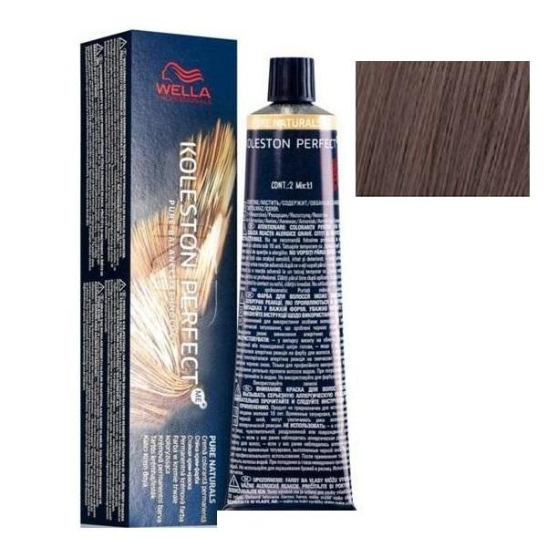 Vopsea Crema Permanenta - Wella Professionals Koleston Perfect ME+ Pure Naturals, nuanta 6/91 Blond Inchis Cendre Ash, 60ml Vopsea Crema Permanenta - Wella Professionals Koleston Perfect ME+ Pure Naturals, nuanta 6/91 Blond Inchis Cendre Ash, 60ml
