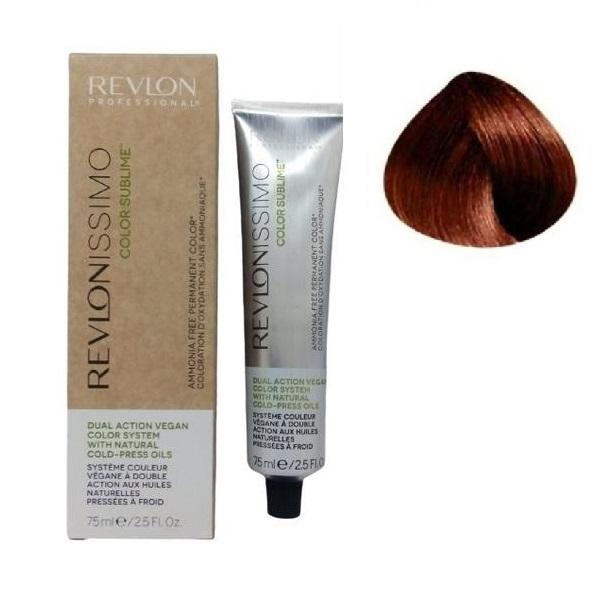 Vopsea Vegana Demi-permanenta - Revlon Professional Color Sublime by Revlonissimo Ammonia Free Permanent Color, nuanta 5.4 Cooper Brown, 75 ml Vopsea Vegana Demi-permanenta - Revlon Professional Color Sublime by Revlonissimo Ammonia Free Permanent Color, nuanta 5.4 Cooper Brown, 75 ml