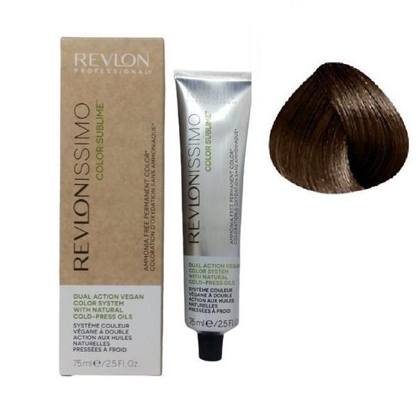 Vopsea Vegana Demi-permanenta - Revlon Professional Color Sublime by Revlonissimo Ammonia Free Permanent Color, nuanta 5 Light Brown, 75 ml Vopsea Vegana Demi-permanenta - Revlon Professional Color Sublime by Revlonissimo Ammonia Free Permanent Color, nuanta 5 Light Brown, 75 ml