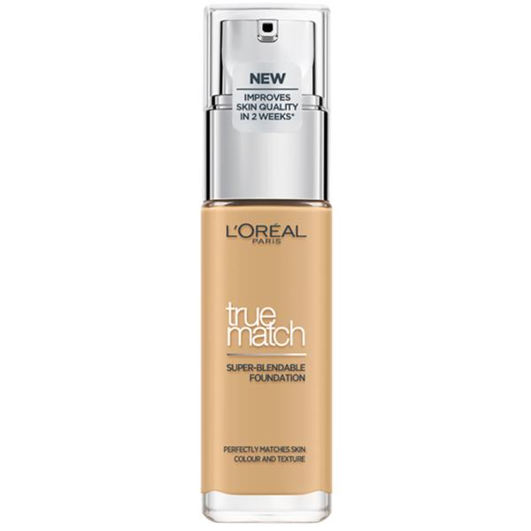 Fond de ten L'oreal Paris True Match Super-Blendable Foundation nuanta 4.D/4.W Warm Undertone, 30ml Fond de ten L'oreal Paris True Match Super-Blendable Foundation nuanta 4.D/4.W Warm Undertone, 30ml