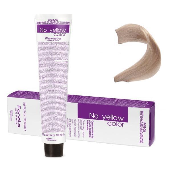 Vopsea Crema Anti-Ingalbenire Fanola No Yellow Color 8 ICE Blond Deschis Rece, 100ml Vopsea Crema Anti-Ingalbenire Fanola No Yellow Color 8 ICE Blond Deschis Rece, 100ml