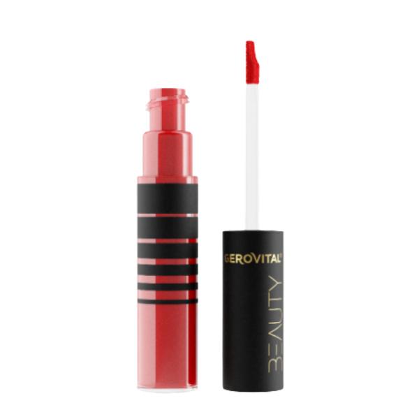 Ruj lichid cu rezistenta indelungată 8H - Gerovital Beauty nuanta 01 Rosu-Infocat, 6ml Ruj lichid cu rezistenta indelungată 8H - Gerovital Beauty nuanta 01 Rosu-Infocat, 6ml