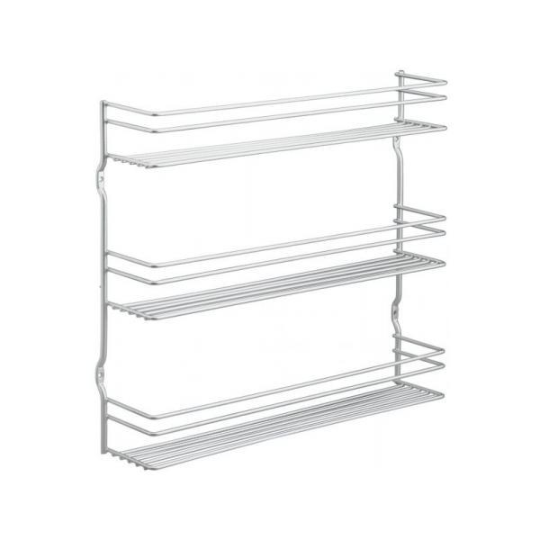 Suport pentru condimente cu 3 nivele, Pepito 3, gri, 36 x 8 x 32 cm - Maxdeco Suport pentru condimente cu 3 nivele, Pepito 3, gri, 36 x 8 x 32 cm - Maxdeco