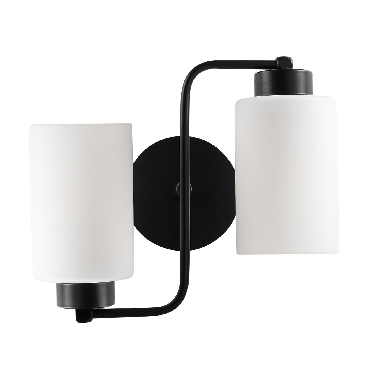 Aplica de perete Balcova N-345, Noor, 28 x 32 cm, 2 x E27, 100W, negru Aplica de perete Balcova N-345, Noor, 28 x 32 cm, 2 x E27, 100W, negru