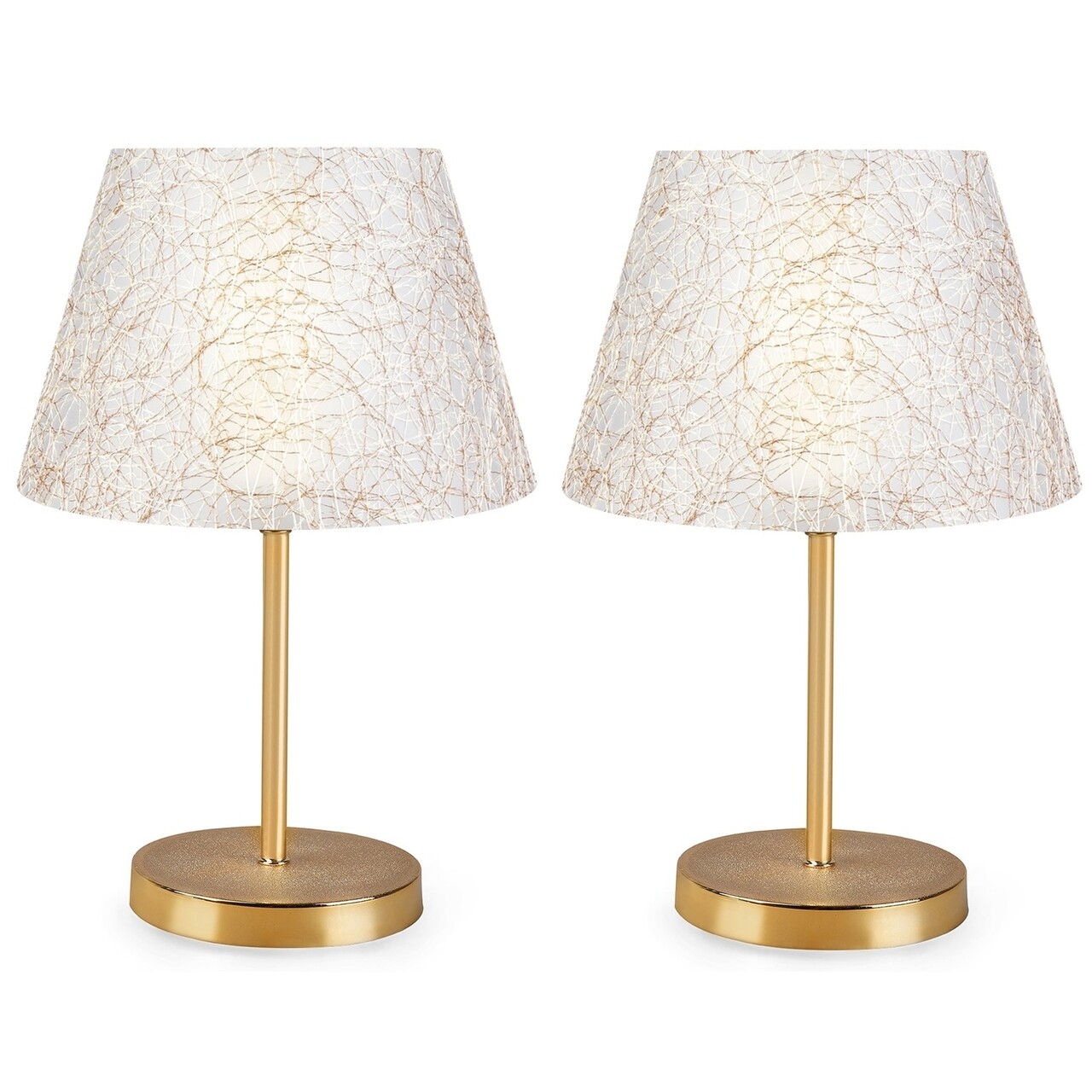 Lampa de masa 2 piese, AYD - 2334, Insignio, 22 x 37 cm, 1 x E27, 60W, crem Lampa de masa 2 piese, AYD - 2334, Insignio, 22 x 37 cm, 1 x E27, 60W, crem