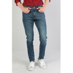 Blugi slim fit cu model cu 5 buzunare