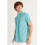 Tricou polo slim fit de bumbac