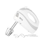 Mixer de mana ECG RS 200, 200 W, 5 viteze, functie Turbo, Alb/Gri