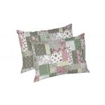 Set 2 perne Garden, microfibra matlasata, 50x70 cm