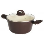 Oala cu capac Pure Line, Ambition, 24 cm, 5 L, invelis ceramic Ilag