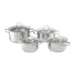 Set oale 8 piese Twin, Ambition, 16/18/20/24 cm, inox