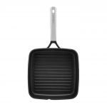Tigaie grill Taurus, Ambition, 26x26 cm, aluminiu turnat, invelis Teflon Platinum