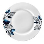 Farfurie desert Blue Flower, Ambition, 19 cm, portelan, albastru