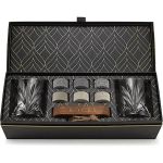 Set pahare whisky cu pietre The Connoisseur&#039;s Set - Palm Glass Edition